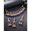 Aheli Traditional Faux Stone Nekclace Earrings Maang Tikka Bollywood Wedding