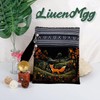 LiuenMgg Cartoon Fox Messenger Bag Small Ethnic Pattern Printed Adjustable