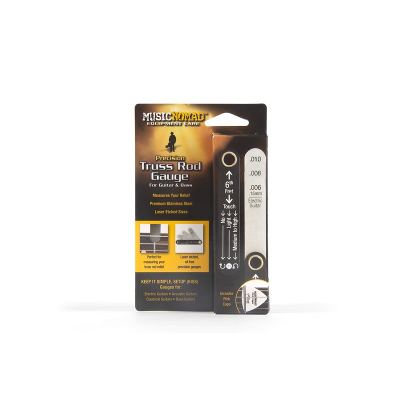 MusicNomad Precision Truss Rod Neck Relief Gauge Tool (MN600)