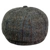 WEROR WEROR-433.1 Men's Flat Cap with Peak, Checked Hat with