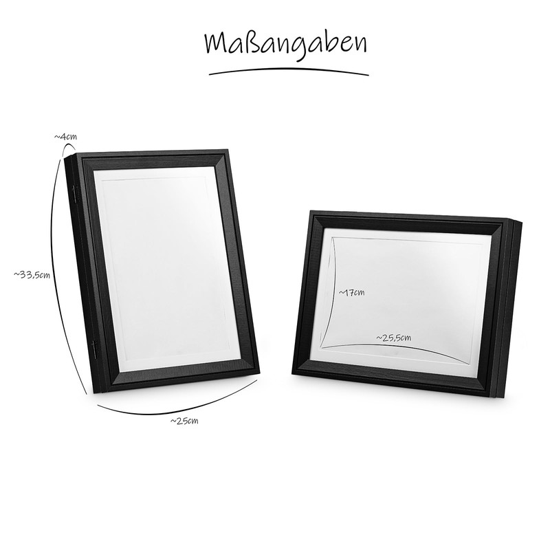 JAMAT HOME Picture Frame for Children's Drawings A4 Frame Hinged