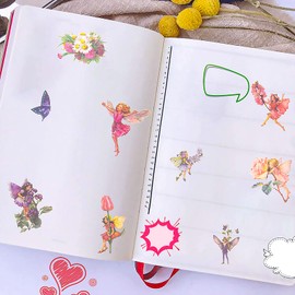 KIBBEH Transparent Decorative Fairy Stickers
