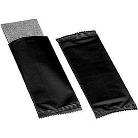 OCS Premium Rayon Hot Towels, Black, 180x220mm, 1 Pack, 100 Sheets (1)