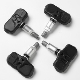 POHILA Tire Pressure Monitoring Sensor PMV-107J 42607-33011 42607-33021 Compatible with Lexus is RX GX SC Toyota RAV4 Camry Corolla FJ Tacoma Tundra Scion IQ XB XD 4-Pack