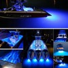 JXOFROAD LED Blue Boat Marine Lights,12V Interior Courtesy Light Deck