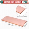 Uxney Copper Flat Bar，3/16" Thickness x 2" Width x 8"