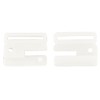 100 set Craft Plastic White Tape Closure Hook & Clasp