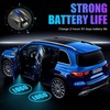 SPOBODY 2PCS Car Door Light Projector Car Door Projector Rechargeable