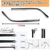 S.fields.inc Eyeglass Temple Arm, Eyeglass Vine Replacement, Tips Included, Eyeglass