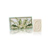 Muguet Rechteckseife, 3 St 125 g, italienische Fiorentino-Seife, Hand mit
