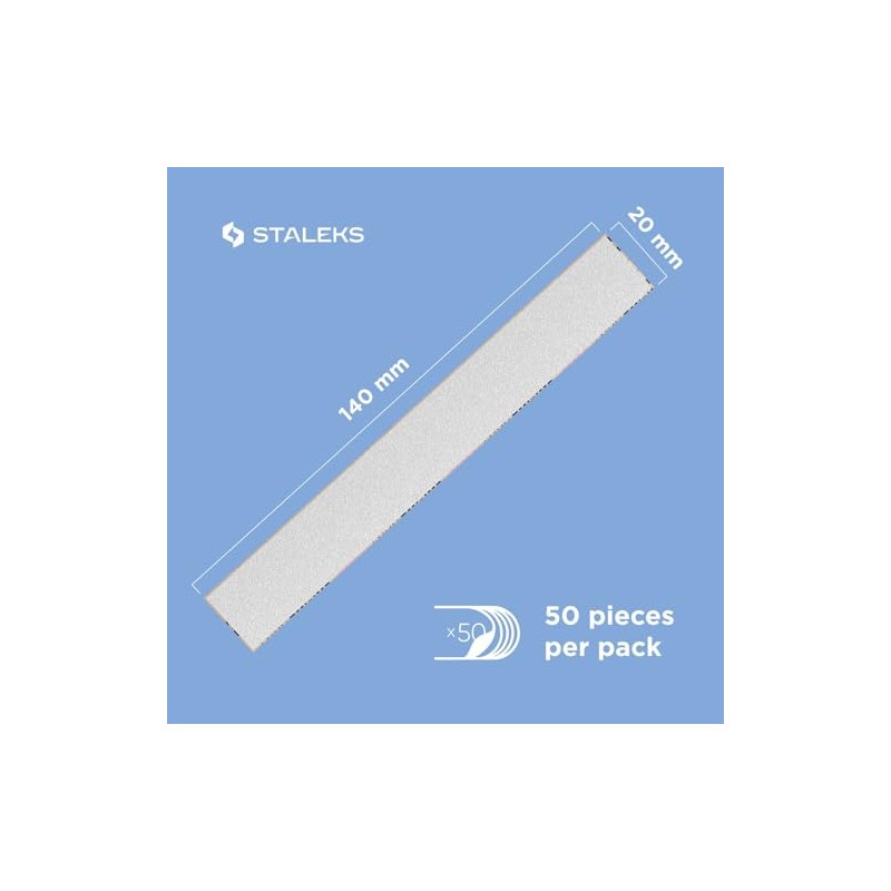 White Disposable papmAm Files for Straight Nail File Staleks Pro