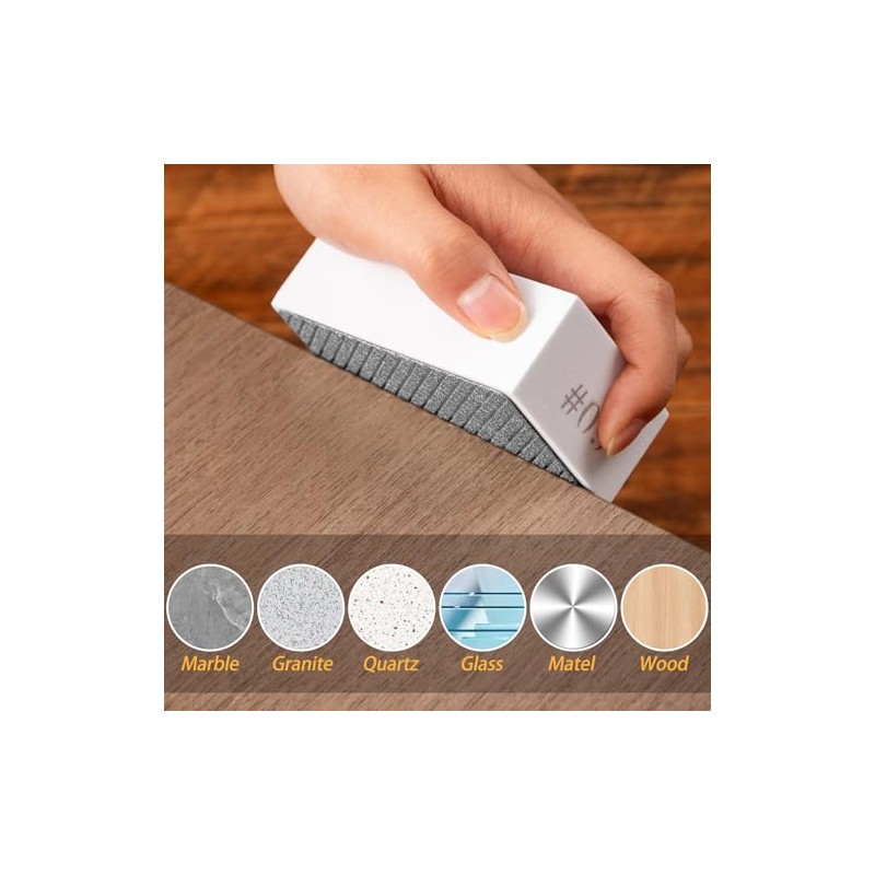 3 Pcs Diamond Hand Polishing Pads, 60 Grit Diamond Sanding