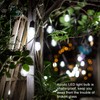 88ft Cool White LED Outdoor String Lights, Waterproof Festoon Light,