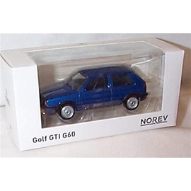 Norev Volkswagen Golf Gti G60 1990 Blue car 1:43 scale diecast model (840064-02)
