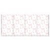 Aslsiy Cute Coquette Pink Bow Pen Holder White 4 Compartments