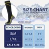 fenglaoda 8 Pairs Compression Socks for Men & Women 20-30