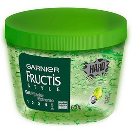 Garnier Fructis Style Gel Hard Tarro, 600 gr