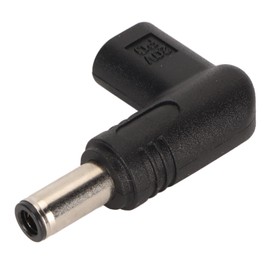 USB C to DC Adapter, Efficient Type C to 6.0x3.7mm Adapter 90 Degree 18.5-20V for Laptop