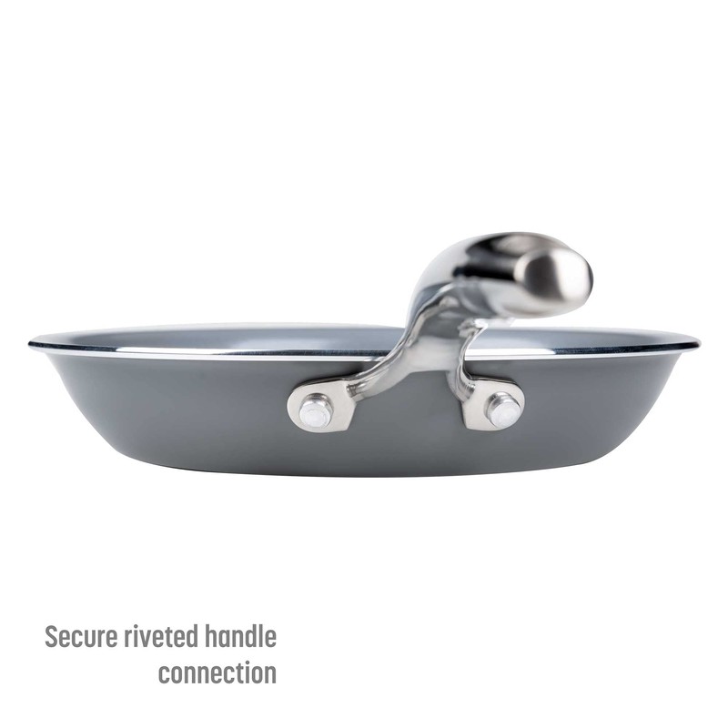 Goodful Ceramic Nonstick 11 Inch Frying Pan, Dishwasher Safe Pots