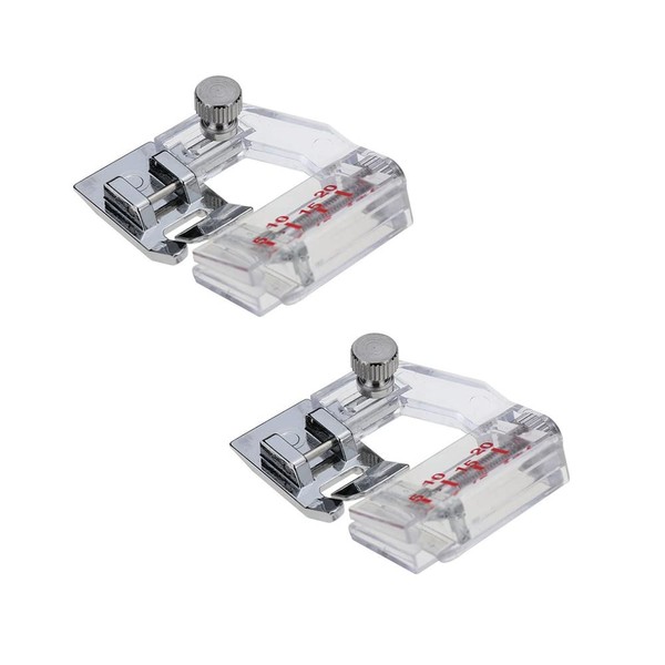 Acxico 2Pcs Multifunctional Width 0.5cm-2cm Beading Sewing Machine Parts Household