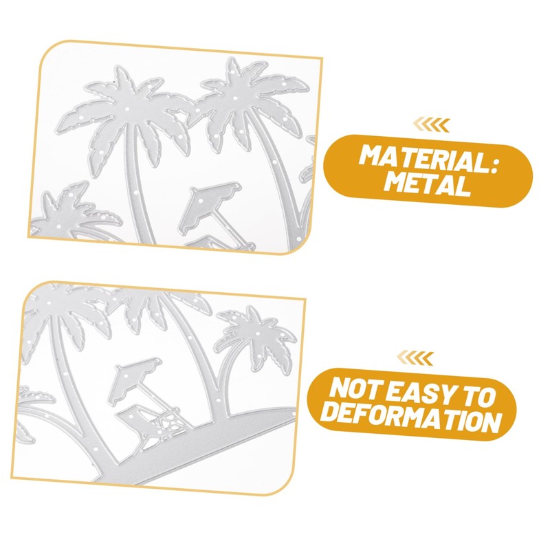Hohopeti Multi Use Beach Coconut Tree Metal Cutting Die Mold