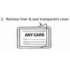 Customcard ltd Self Cold Seal ID Laminating Pouches Pack of
