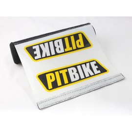 Short White Pit Bike Soft Buffer Thick Dense Foam Crossbar Handlebar Protection Pads for ATVs Motorbikes Bicycles (7.87in Long)