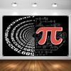 Aperturee Math Pi Day Banner 70.8 x 43.3 Inch, Happy