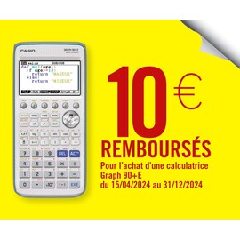 CALCUSO Economy Pack: Casio Graph 90 + E and WYNGS Protective Case in Black