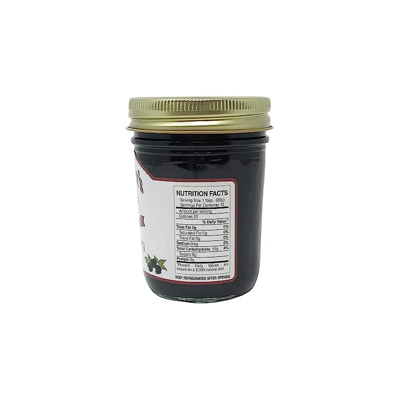 Mrs. Miller's Seedless Black Raspberry Jam 9 Ounce (Pack of