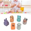 6pcs Baby Soft Blocks Animal Stacking Building Blocks Squeezing Teething