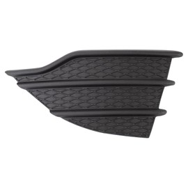 TRQ Front Left Fog Light Hole Cover Black Drivers Side Compatible with 2013-2016 Ford Escape FO1038124