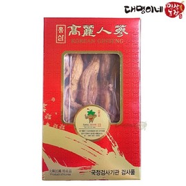 (대명이네 인삼농장)6년근 홍삼 특대편 지함 10뿌리이하(300g)/건홍삼 Daemyeong's Ginseng Farm 6-Year-Old Extra Large Grade Dried Red Ginseng Roots (10 Roots or Less, 300g) - Paper Box