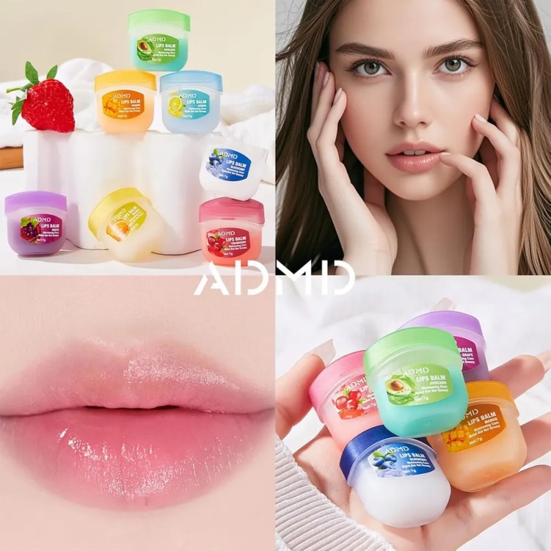 Set 8 Bálsamos Labiales Hidratantes En Tarro