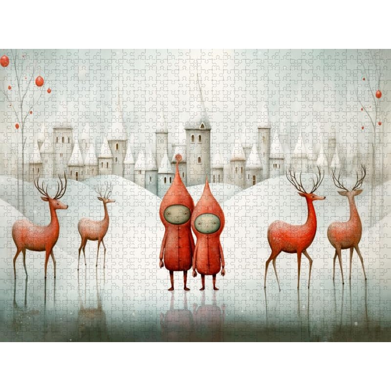 CALVENDO Puzzle Winter Calm | 1000 Pieces Size 25" x