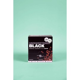 Unsweetened Black Instant Coffee Sachets