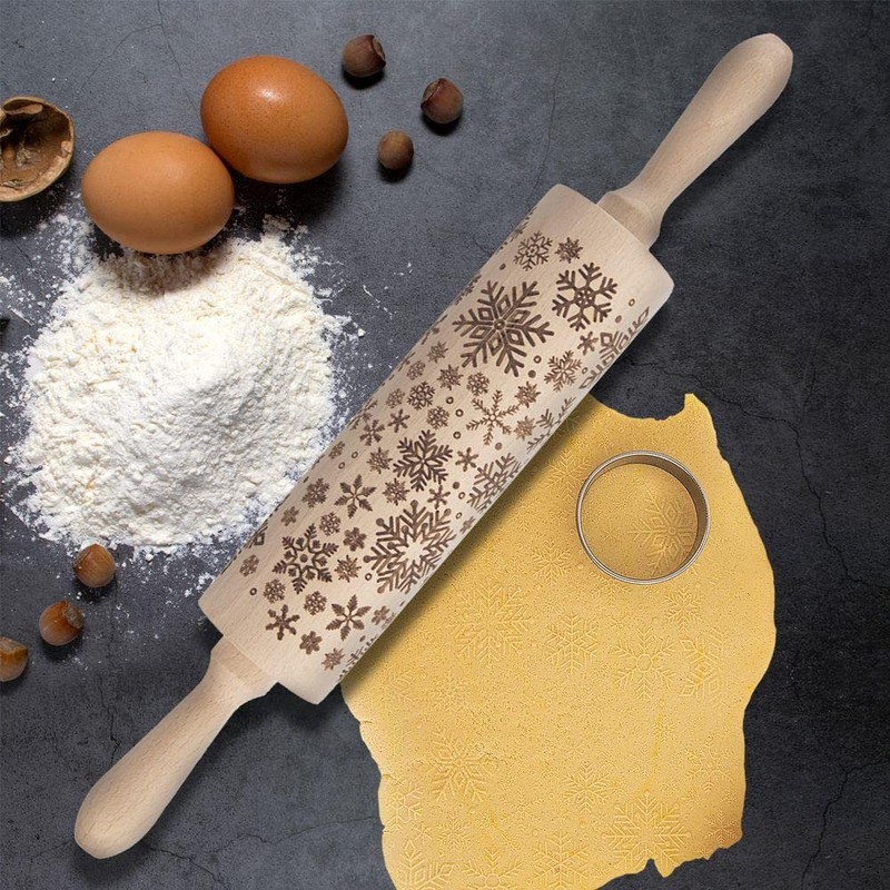 Rolling Pin Rolling Pin Rolling Pin Pasta Walker Decorative Rotating