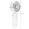 3 Gears Handheld Fan Mini Portable Table Cooler with Detachable