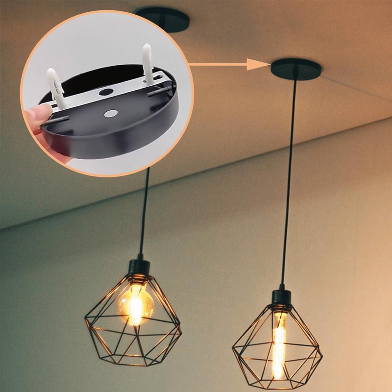 4 Packs Ceiling Light Mounting Bracket 4.33" Light Fixture Mounting