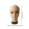 Sharplace Male Bald Mannequin Head Hat Display Rack PVC Sturdy