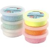 Creativ 6 x 20 g Foam Clay Assorted Colours Glitter