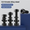BNUOK 280 PCS M5 Screws Assortment Kit, 12.9 Grade Alloy