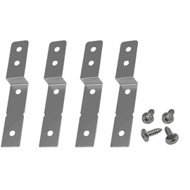 4 Pcs DWBRACKIT1 Dishwasher Side Mount Bracket Kit for Electrolux & Frigidaire Dishwashers AP5645425, 154477201, 154806601, 154806602, 154806601/02, 2691713 and PS4705063
