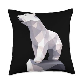Origami Master Folding Paper Craft Origami Bear Japanese Art Paper Folding Artist Throw Pillow, 18x18, Multicolor