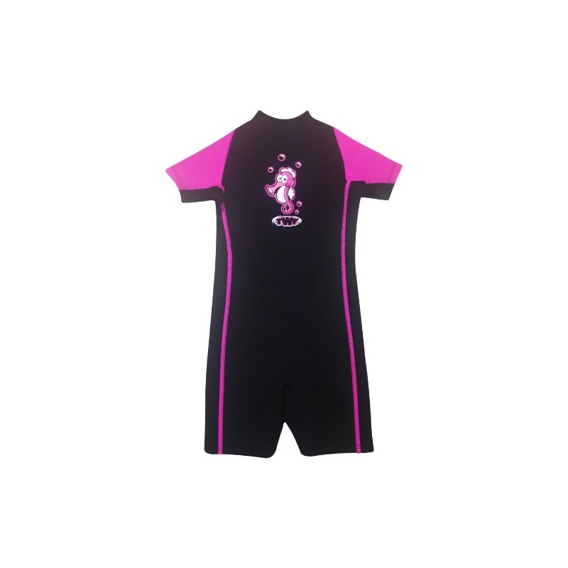 TWF Men's TWF Kids Seahorse Wetsuit Pink 3 4 Year,