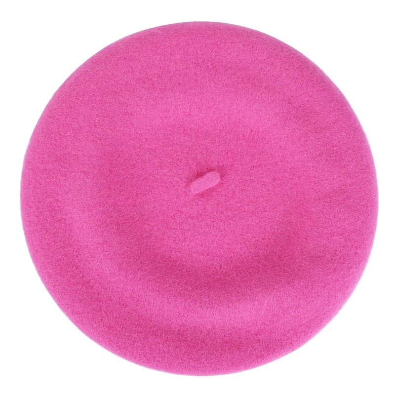 Umeepar Wool French Beret Hat for Women (Pink)
