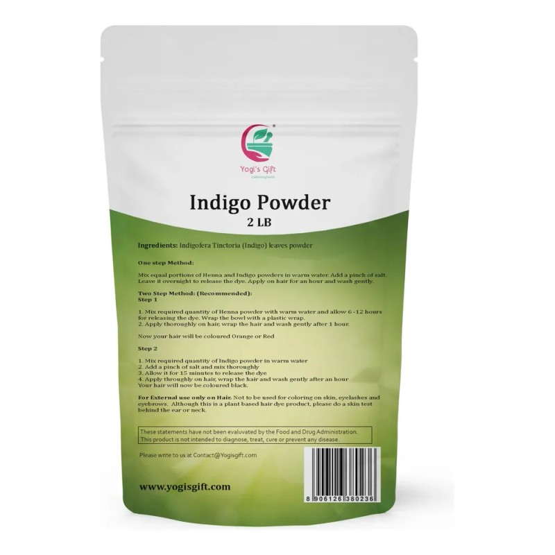 Polvo De Henna Regalo Del Yogui Triple Tamizado 1 Kg