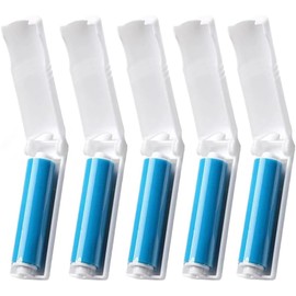 5Pcs Reusable Lint Roller, Foldable Mini Lint Roller, Pet Hair Remover, Lint Remover for Pet Hair Extra Sticky Clothes,Pet Hairs, Carseats