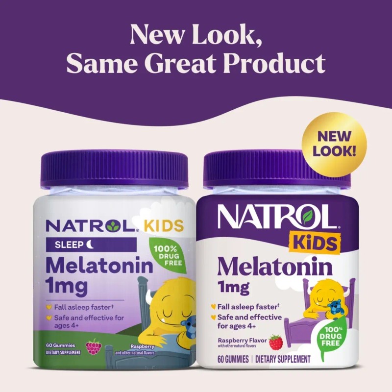 Natrol Kids Melatonina Gomitas Frambuesa Unidades