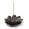 GARMOLY Incense Burner, Incense Holder for Sticks, Brass Lotus Incense